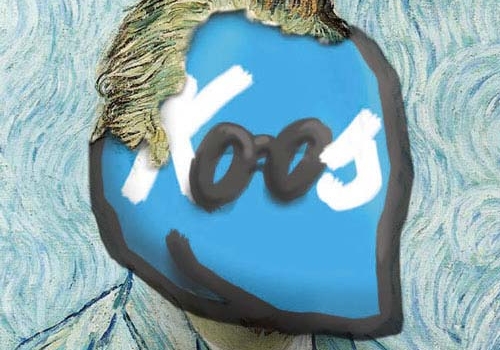 Zelfportret van Koos