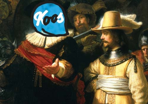 Koos als nachtburgemeester van Amsterdam