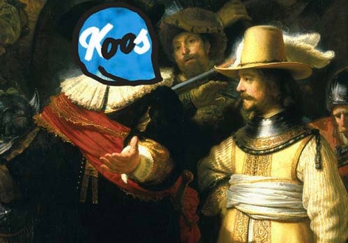 Koos als nachtburgemeester van Amsterdam