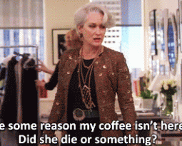 Geen koffie halen maar poetsen!