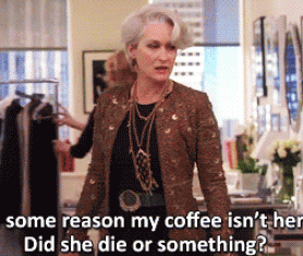 Getting work done instead of getting coffee