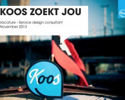 Vacancy for a Service Design Consultant!