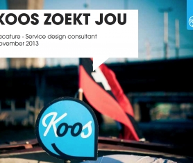 Vacancy for a Service Design Consultant!