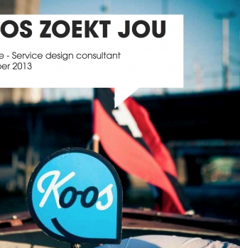 Vacancy for a Service Design Consultant!